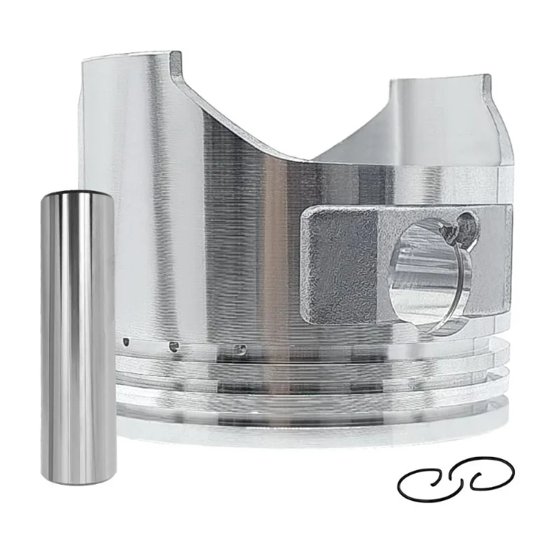 Pistão Completo 73mm Para Motores 4 Tempos 8Hp Supreme Parts