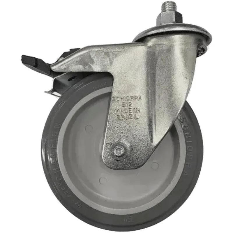 Rodízio Fixo 5 Pol Com Espiga Até 75kg Gle 512 Bp-sm G Schioppa