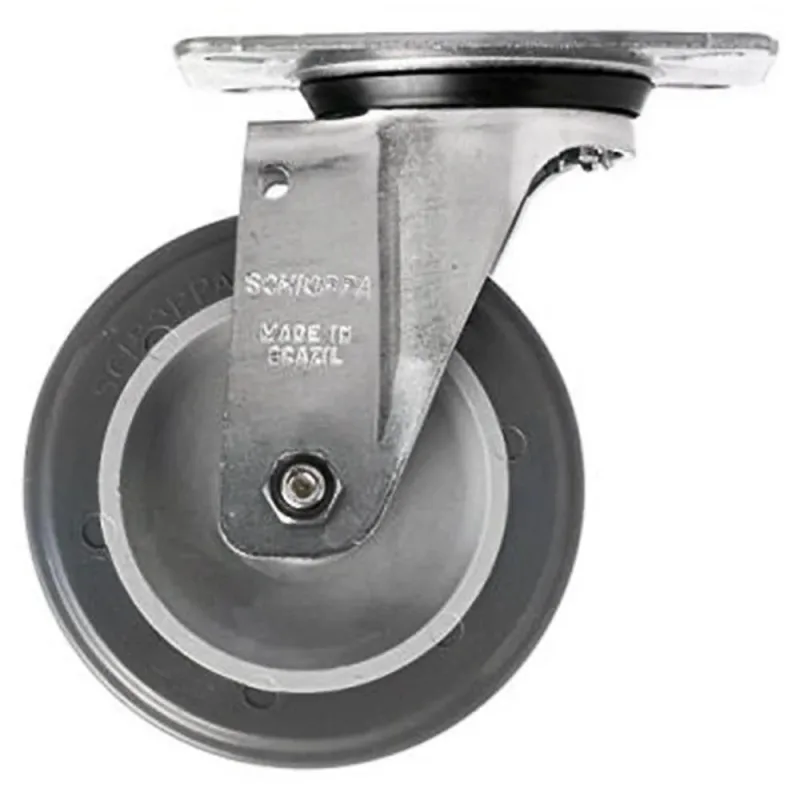 Rodízio Giratório PVC com Placa até 85 Kg GL612-BP  SCHIOPPA - 'Generico'