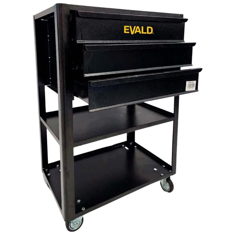 Carrinho para Ferramentas 60x40x89 Aberto com 3 Gavetas EVC-7 EVALD - 'Generico'
