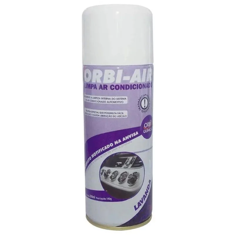 Limpador De Ar Condicionado Lavanda Spray 200ml 5978 Orbi