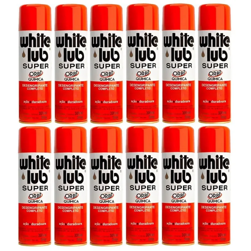 Desengripante White lub Com 12 Unidades orbi