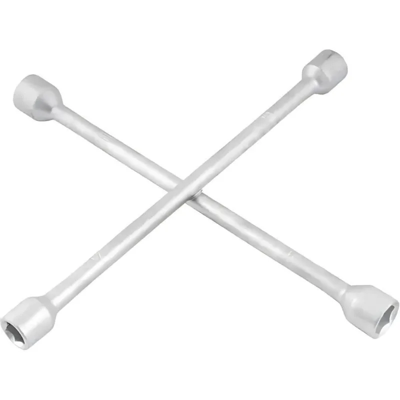 Chave De Roda Tipo Cruz 4 Bocas 17x19x21x23mm Evald
