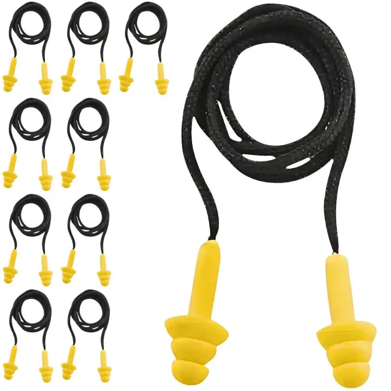 Kit Protetor Plug Auricular Com Cordão 10 Pares Vonder