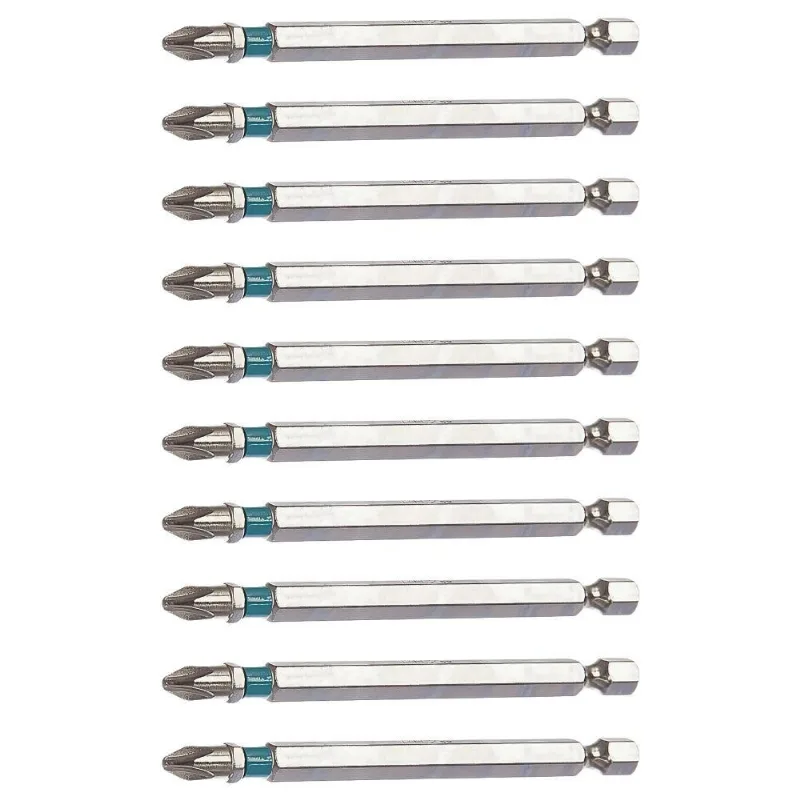 Bits Longo Phillips 1/4 Pol 90 Mm Ph2 Com 10 Peças Gross