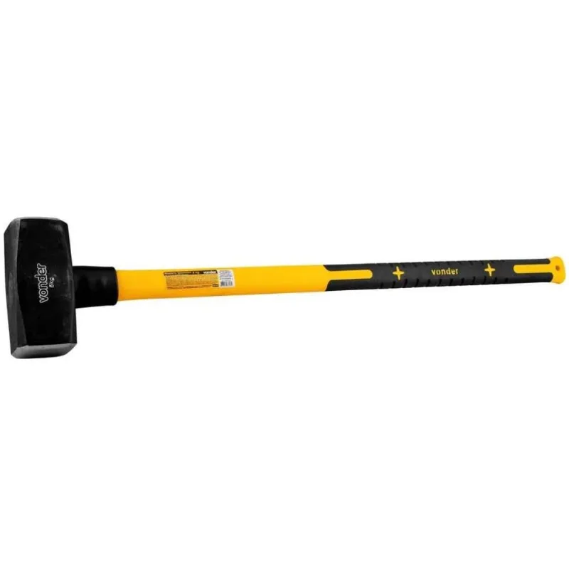 Marreta 5kg Com Cabo Fibra Quadrada Vonder