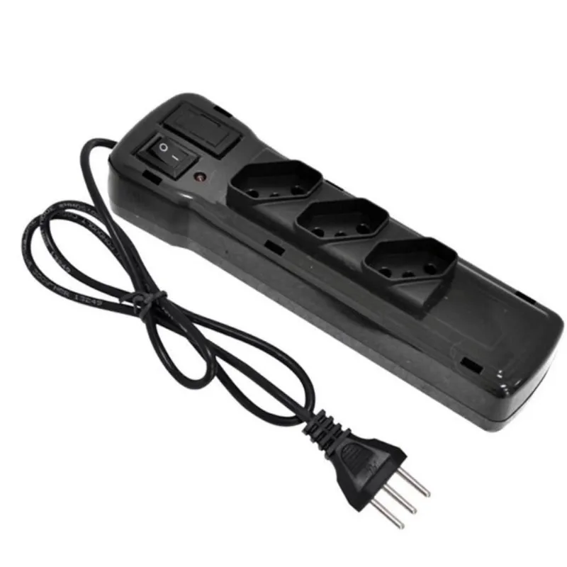 Filtro Extensão Régua 3 Tomadas Cabo 3 Metros FLK03DABS3M KITEC Bivolt