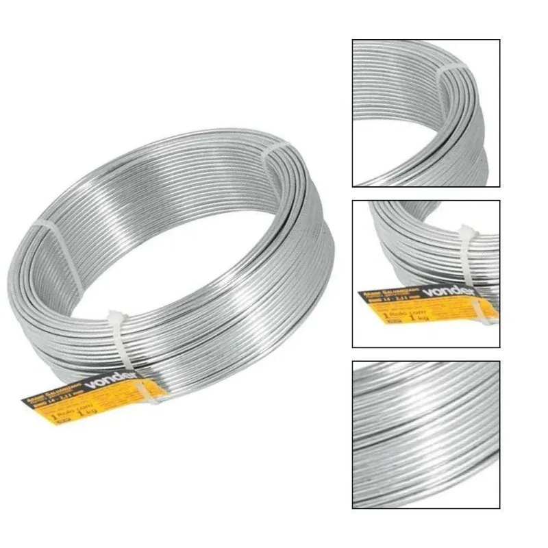 Arame Galvanizado 0.89mm Rolo 1kg Bwg 20 Vonder