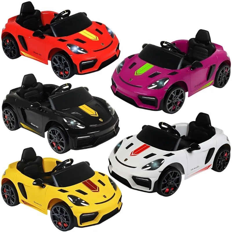 Carro Elétrico Infantil Porsche Spyder 718rs Px 12v Bel Branco