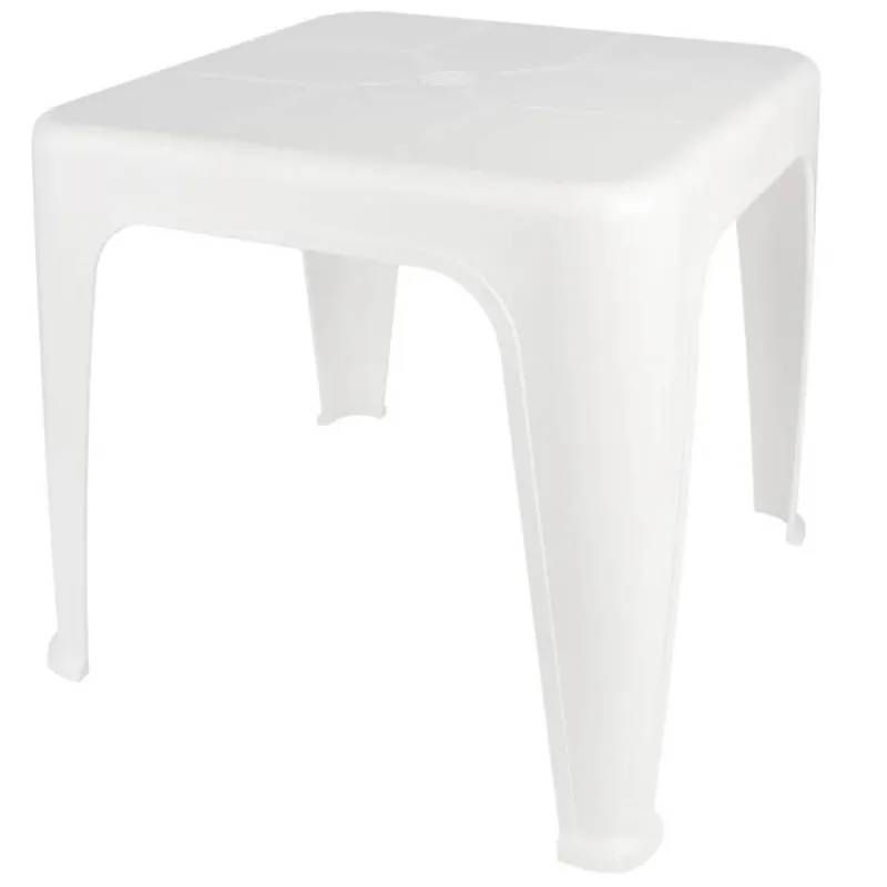 Mesa Plástica de Apoio 43 x 51 cm Várias Cores MOR Branco