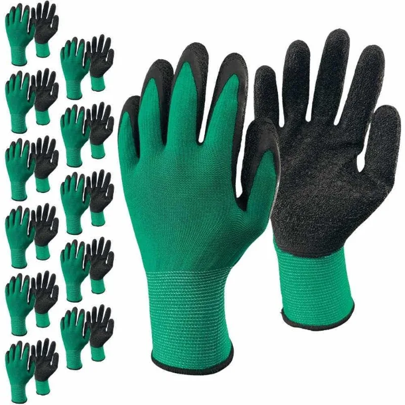 Luva Cg Supertact Látex 12 Pares Carbografite Tamanho Gg