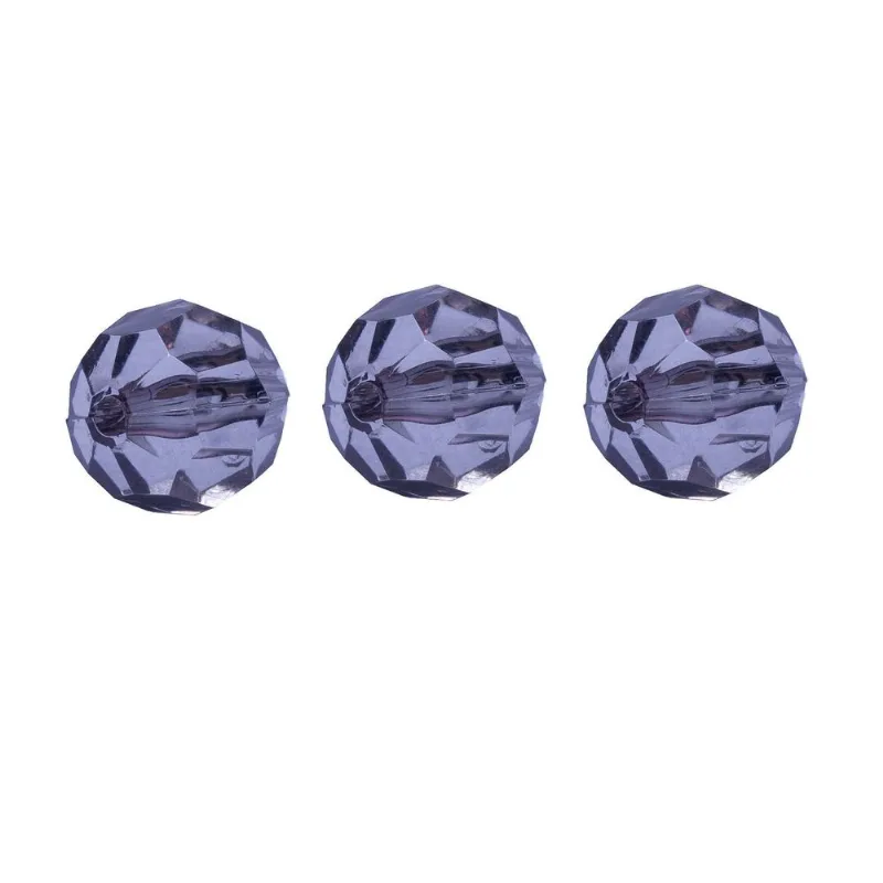 Bola Sextavada Passante 22MM em Acrilico com 500GR 070 - Fume