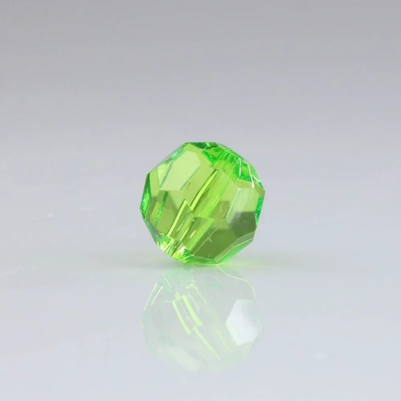 Bola Sextavada Passante 18MM em Acrilico com 500GR 034 - Verde Bandeira 20