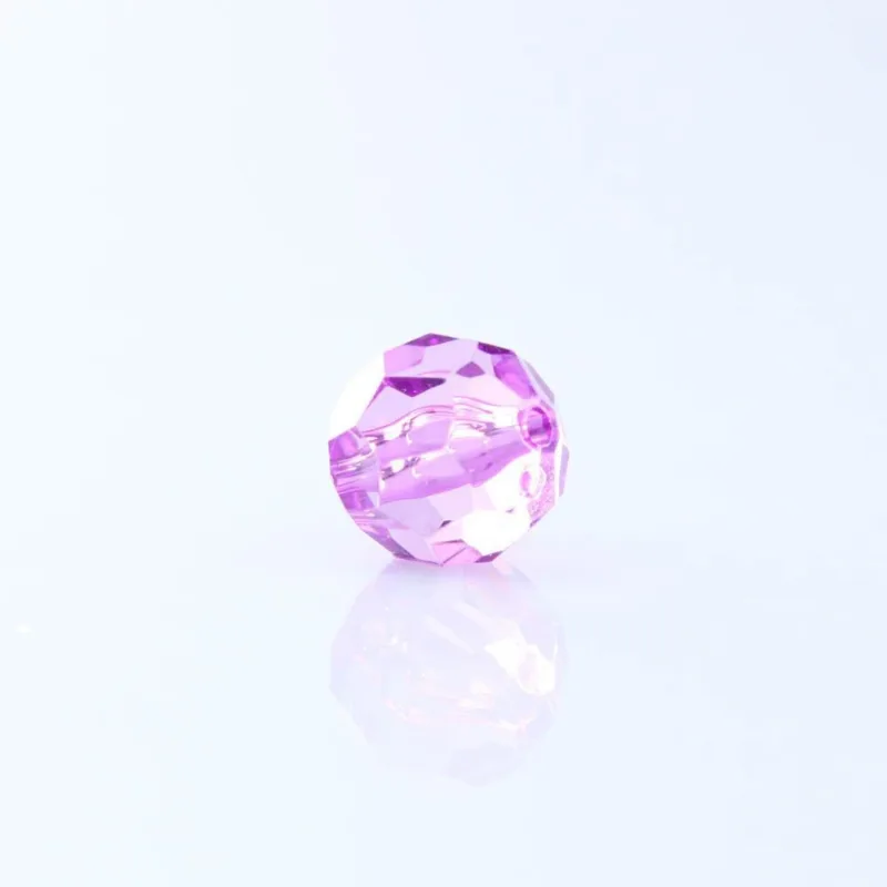 Bola Sextavada Passante 18MM em Acrilico com 500GR 048 - Lilas 048