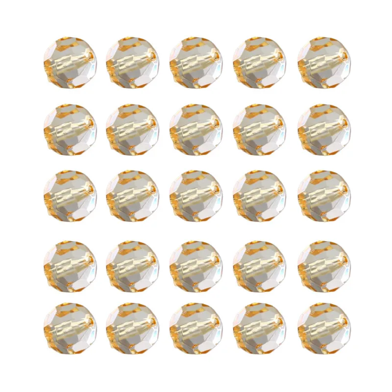 Bola Sextavada Passante 18MM em Acrilico com 500GR 0610 - Bege 0610