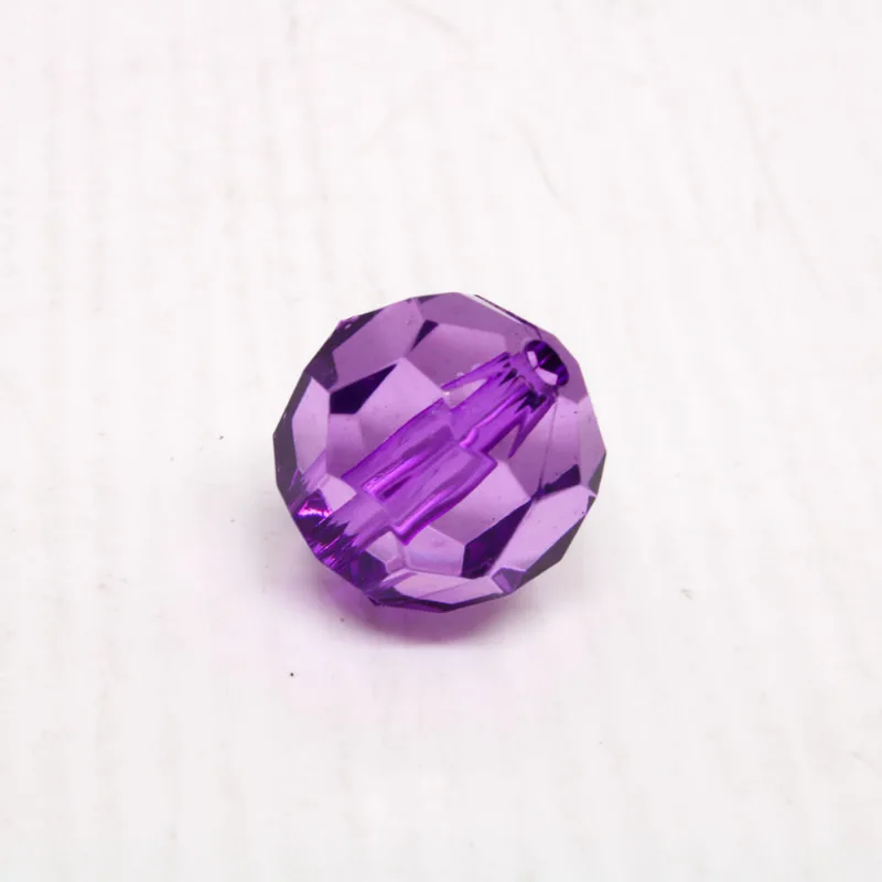 Bola Sextavada Passante 20MM em Acrilico com 500GR 050 - Roxo Claro 050