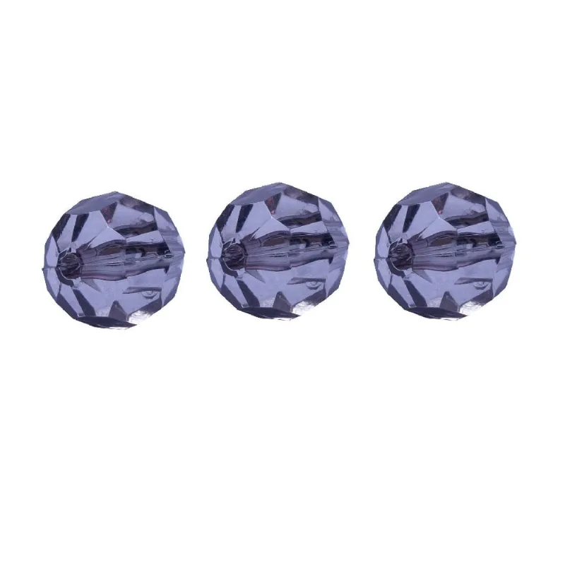 Bola Sextavada Passante 20MM em Acrilico com 500GR 070 - Fume