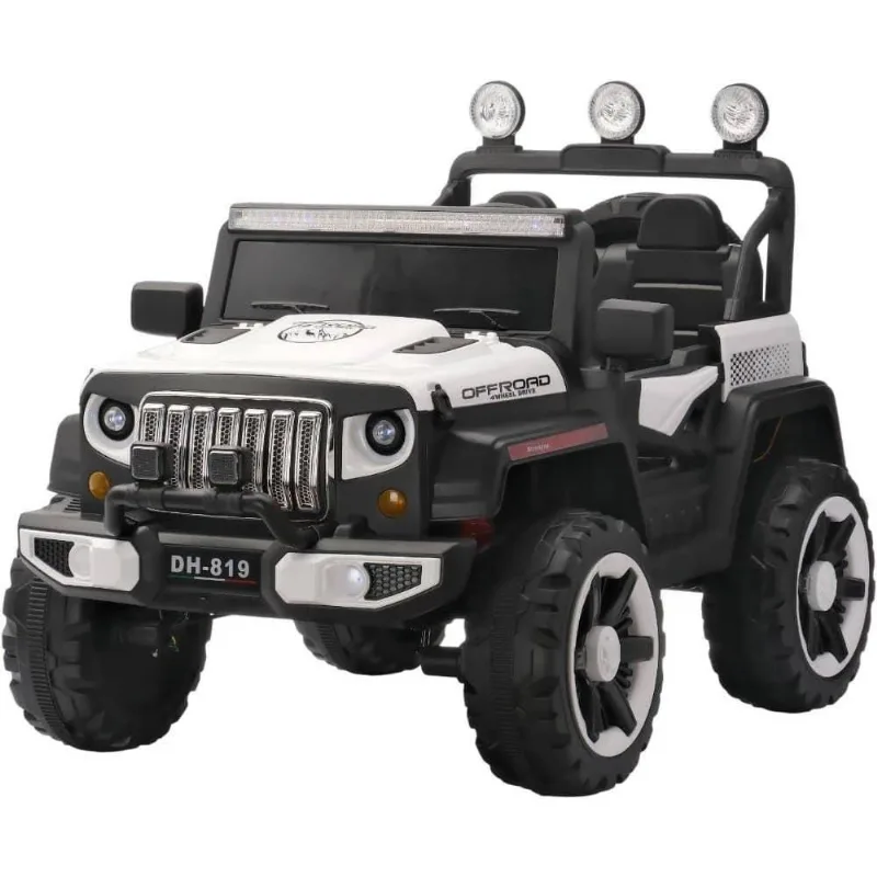 Quadriciclo Elétrico Infantil Jipe Blitzor 12v Branco Bang Toys