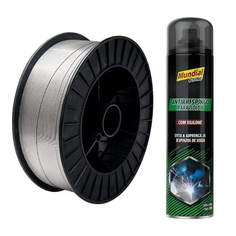 Arame para Solda MIG Tubolar AE03000009 com Spray Anti Respingos 1,6mm 15kg 400ml Bivolt Aeroflex - 'Generico'