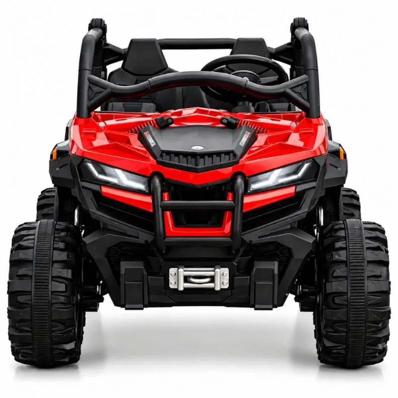 Carrinho Elétrico Infantil UTV Fast Vector 2 Lugares 24V Bang Toys Vermelho