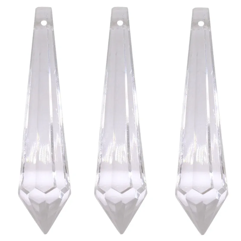PONTEIRA PIRULITO 18X74MM EM ACRILICO COM 500GR Cristal Transparente