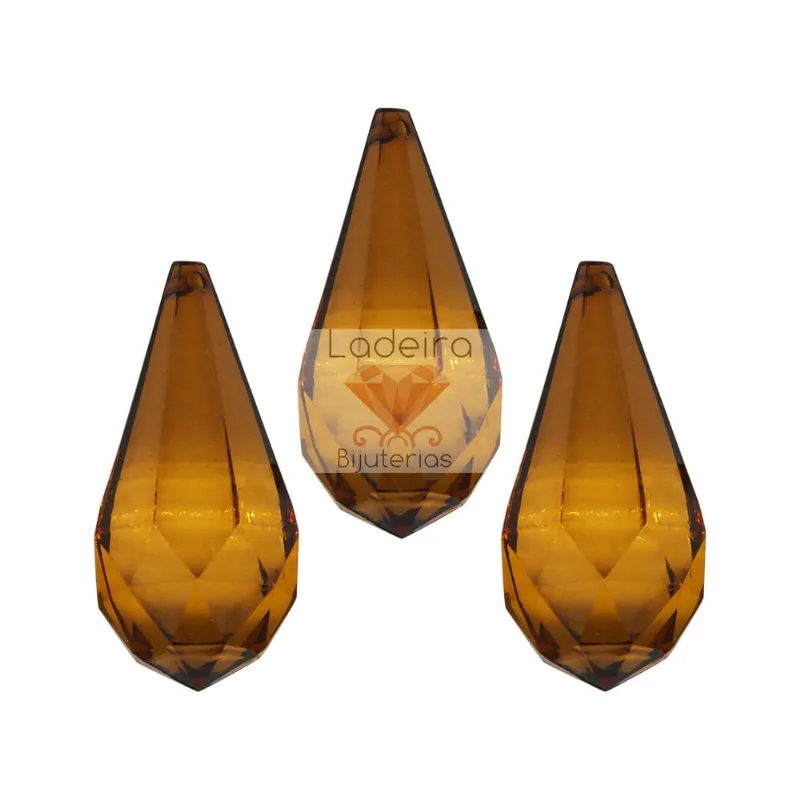 Ponteira Gota 25X50mm Em Acrilico Com 500Gr 059 - Marrom 1