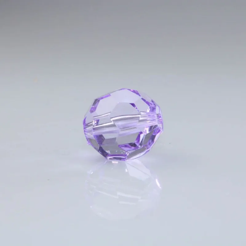 BOLA SEXTAVADA PASSANTE 30MM ACRILICO COM 500GR 049 - Lilás 49