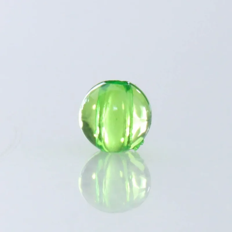 Bola Lisa Translucida Passante 05Mm Em Acrilico Com 500Gr 034 - Verde Bandeira 20