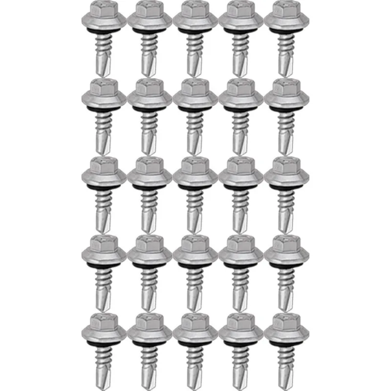 Kit Parafuso Autobrocante ruspert 6,3 x 2'' - 57,0013 (Com 25 Unidades) - Nord