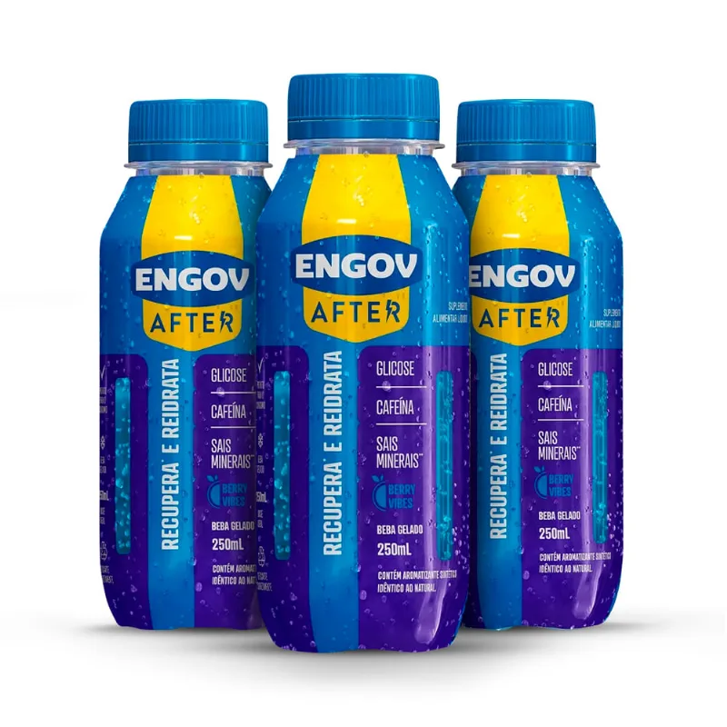Kit com 3 Engov After Berry Vibes