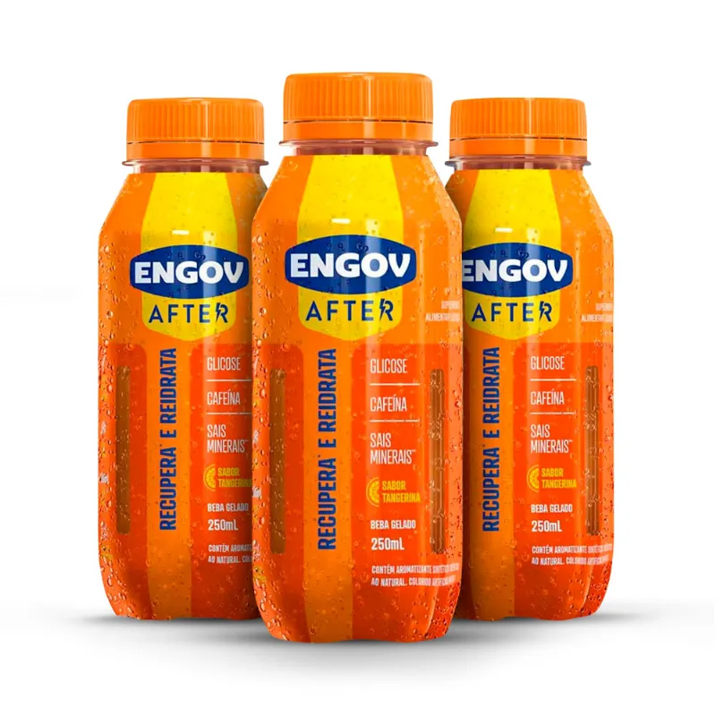 Kit com 3 Engov After Tangerina
