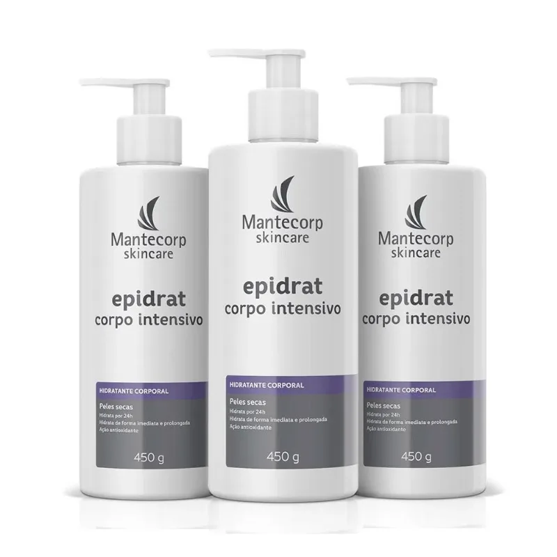 Kit 3 Hidratante Corporal Epidrat Corpo Intensivo 450mL