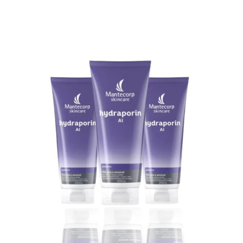 Kit Mantecorp c/ 3 Hydraporin Sabonete 200mL