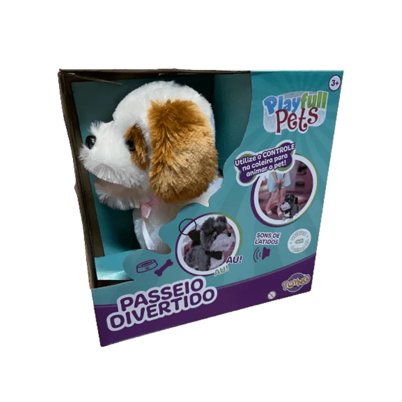 Cachorro Controle Remoto Branco e Marrom - Toyng 37212