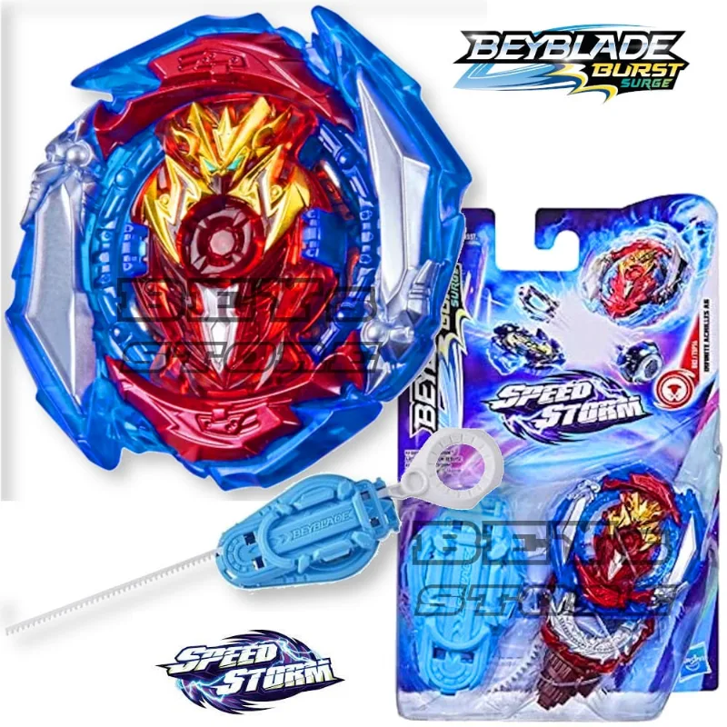 Beyblade Speedstorm Lançador Infinite Achilles A6 - Hasbro F0527