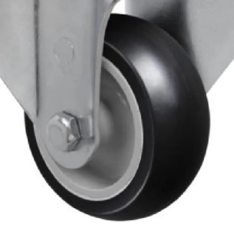 Rodízio Fixo Com Placa 3 Pol Fl312np 70 Kg Scioppa