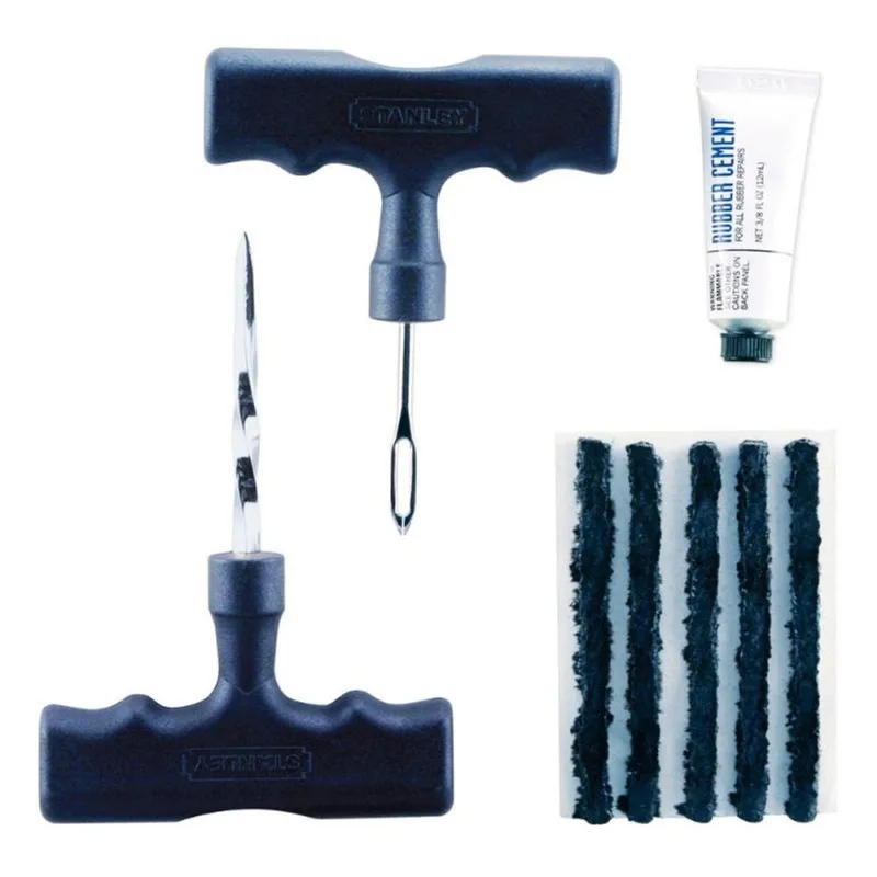 Kit Reparo P/ Borracheiro Para Pneu Sem Câmara C/ 4 Peças Stanley