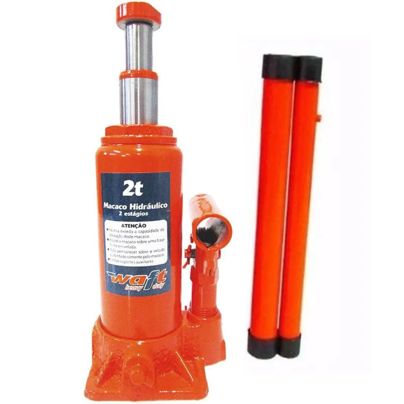 Macaco Hidráulico 2 ton Tipo Garrafa 6529 waft