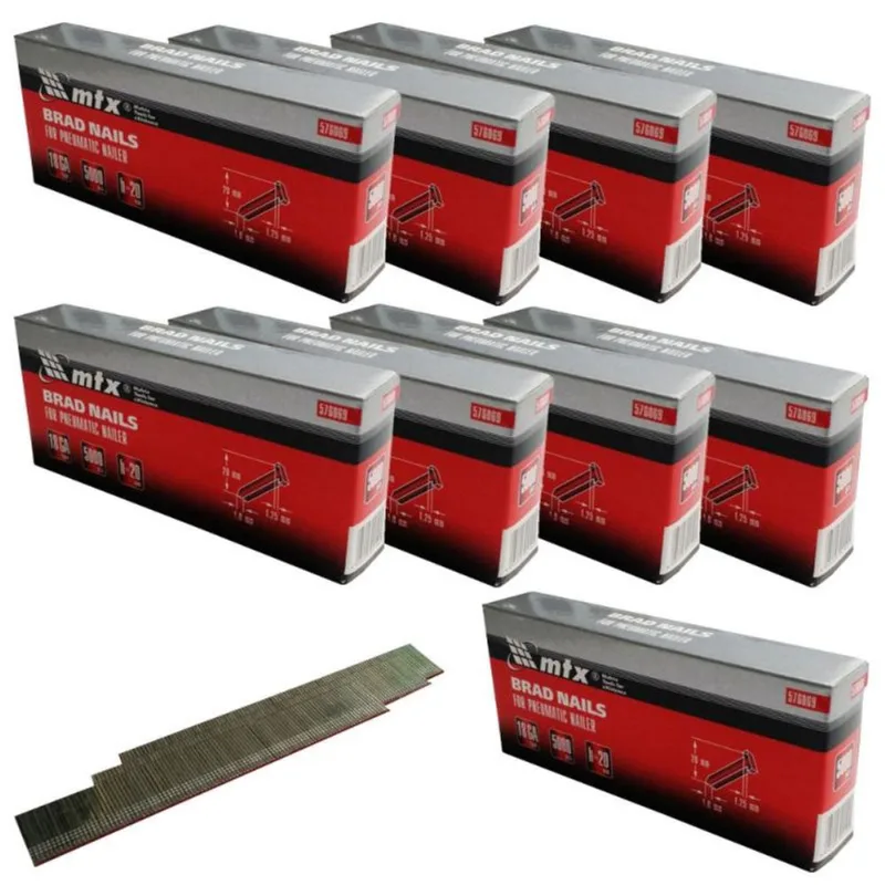 Pinos Para Pinador Pneumático F-20 Combo Com 45.000 Peças Mtx
