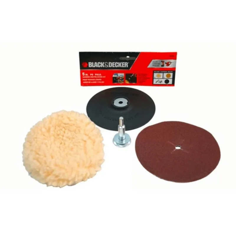 Conjunto Para Polir E Lixar Com 5 Peças U1450 Black &amp; Decker