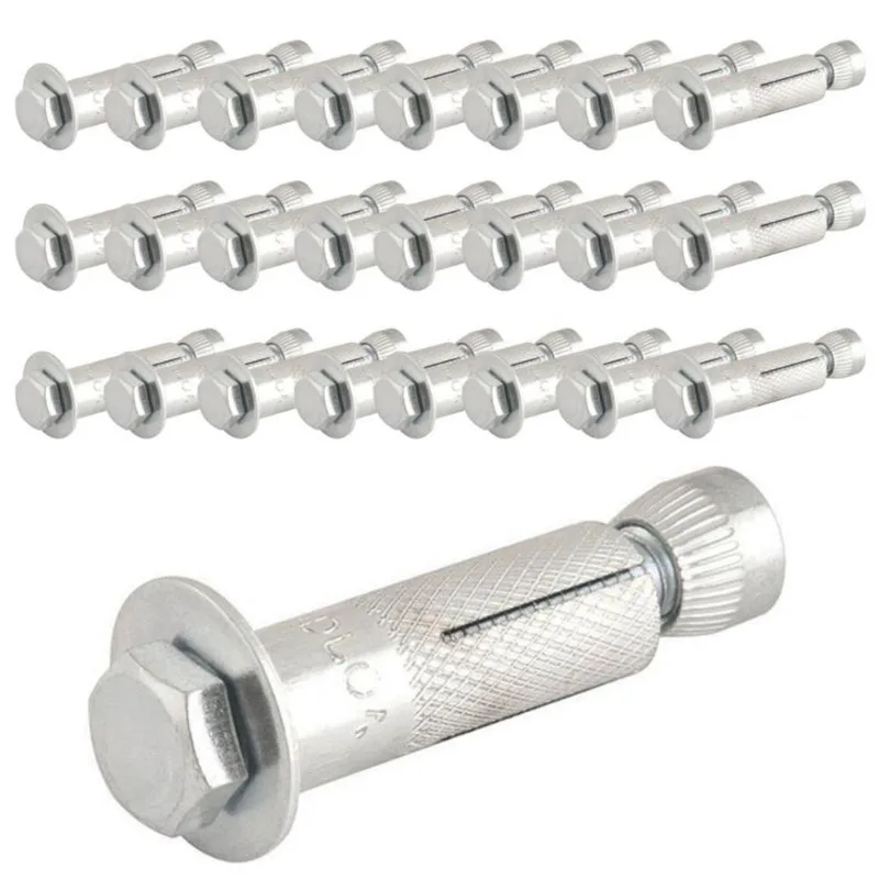 Chumbador Cbv Com Parafuso 5/16 Pol X 2.1/4 Pol Com 25 Peças Vonder