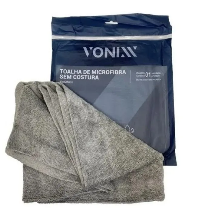 Toalha Mic S/ Costura Vonixx 40x60 350 Gsm Cx 12 - Não Informado