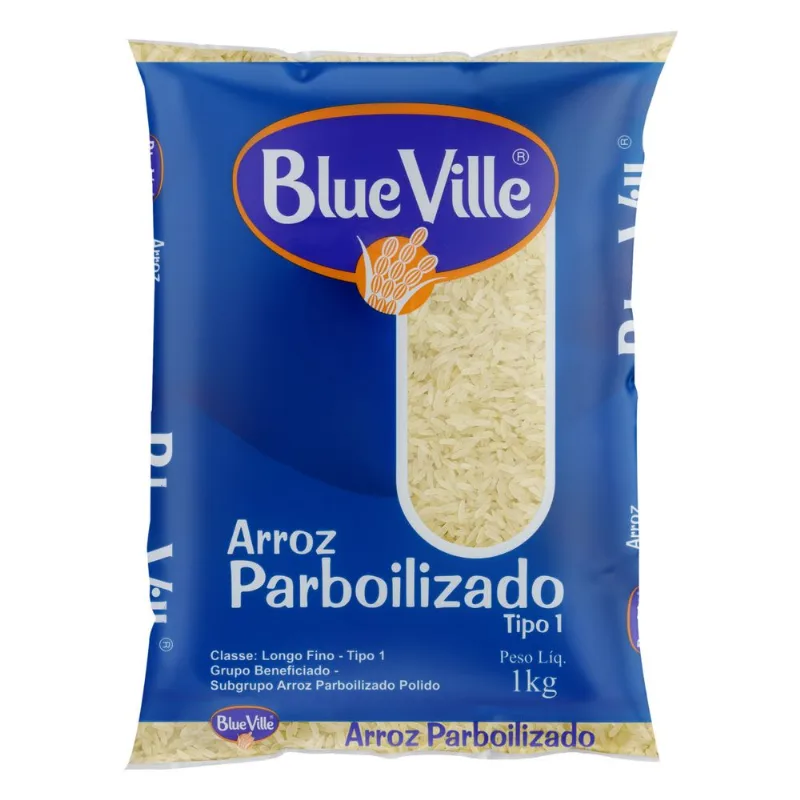 Arroz Parboilizado Blue Ville 1Kg