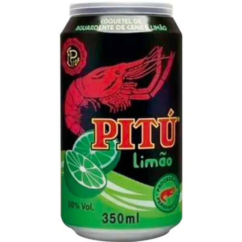 Cachaça Pitú Limão 350ml