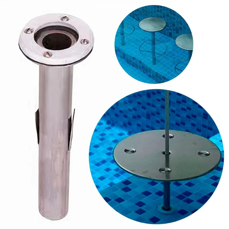 Chumbador Inox Para Banco E Mesa Para Piscina Bar Molhado Evald