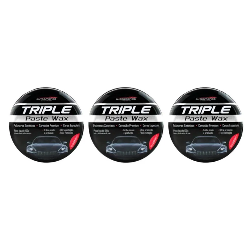 Kit Com 3 Unidades - Triple Wax 100gr