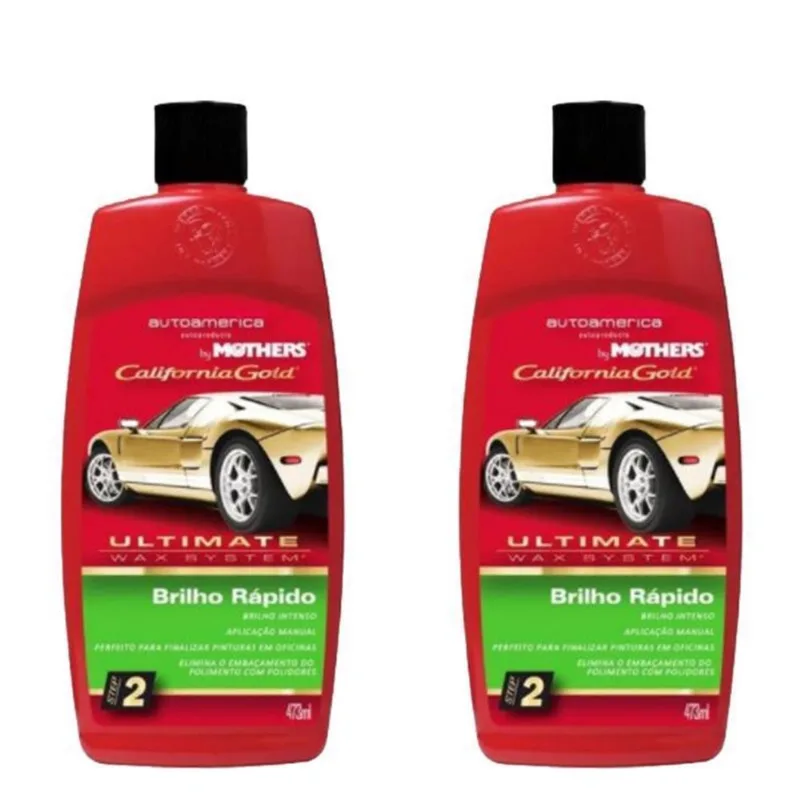 Pacote Com 2 Unidades Brilho Rápido Sem Silicone Mothers