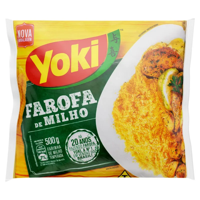 Farofa Pronta de Milho Yoki 500g