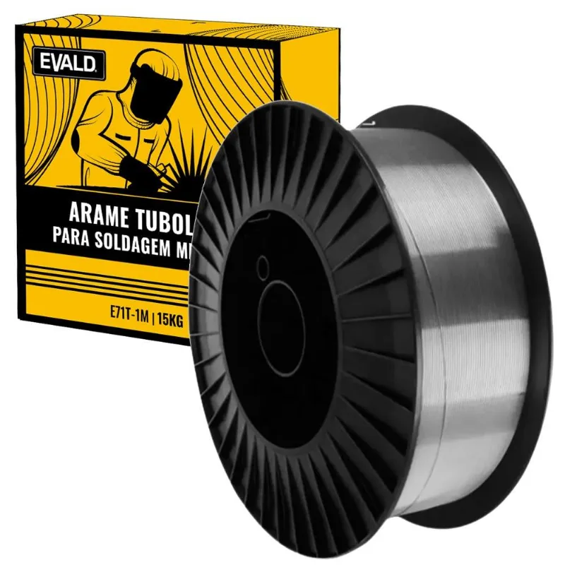 Arame Para Solda Mig 1.2 Mm Tubolar E71t-1m Rolo Com 15 Kg Evald