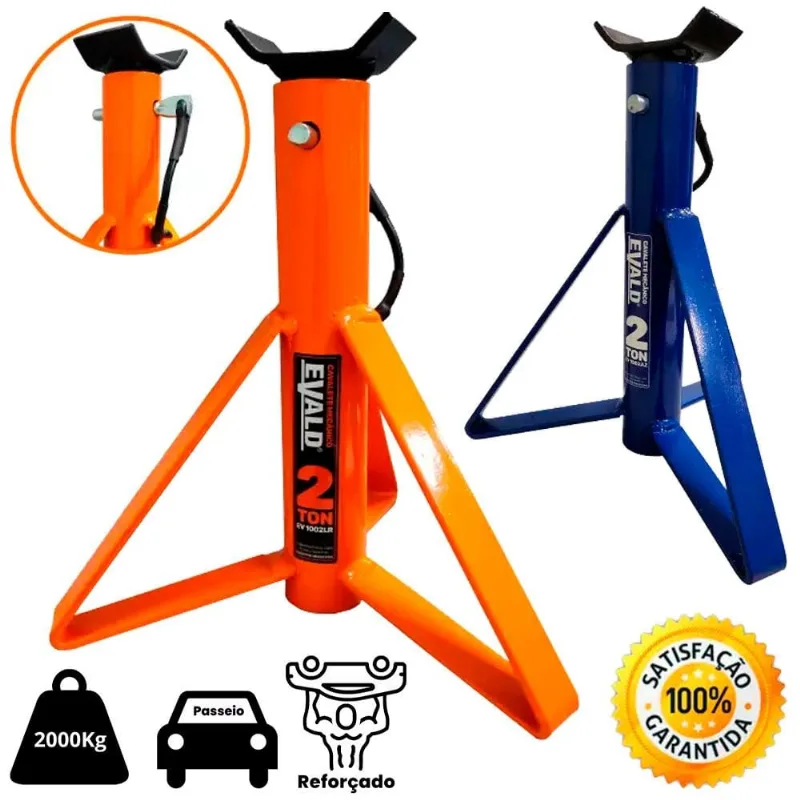 ( cores ) Cavalete Mecânico Automotivo 2 TON EV1002LR EVALD Azul